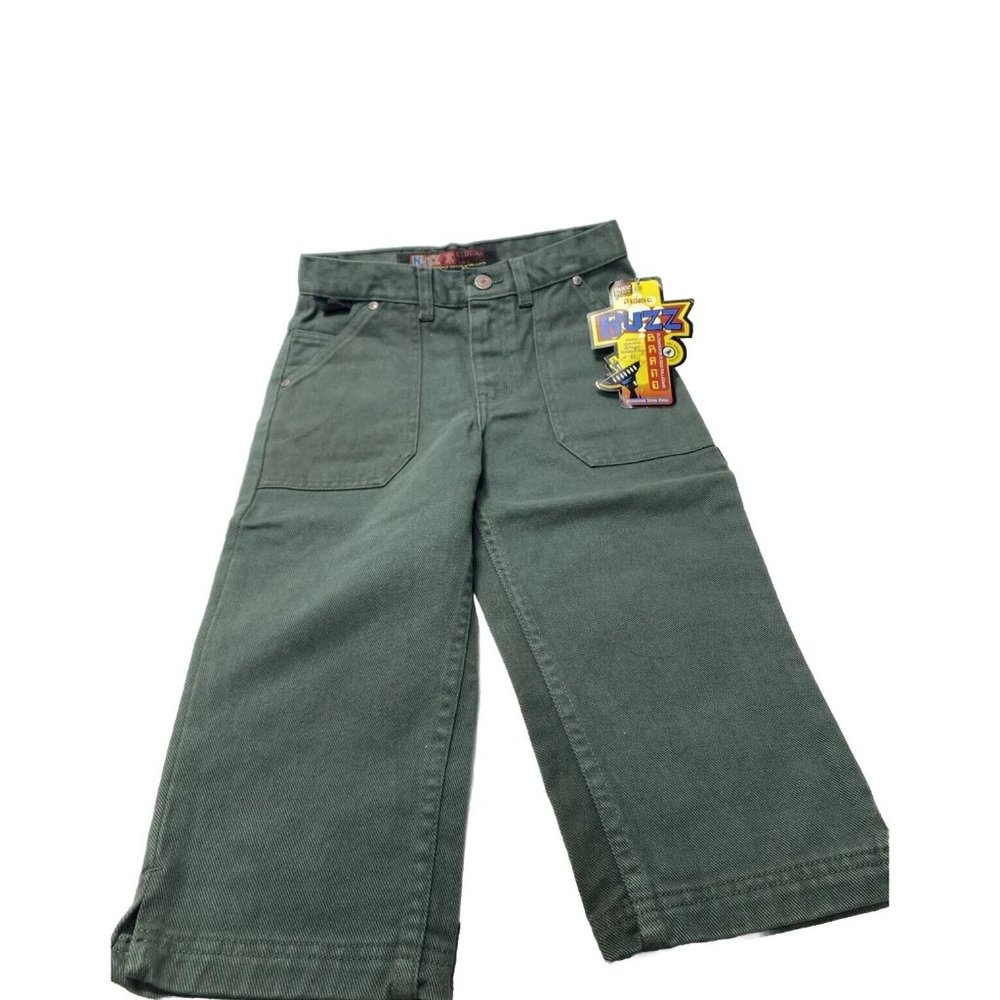 Buzz Boys Jeans Size 12 Army Green - Brand New with tags